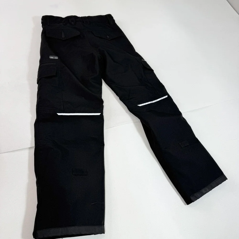 Ocean & Earth Snow Pants Mens Medium Black OE Pro Series Insulated Ski Cargo